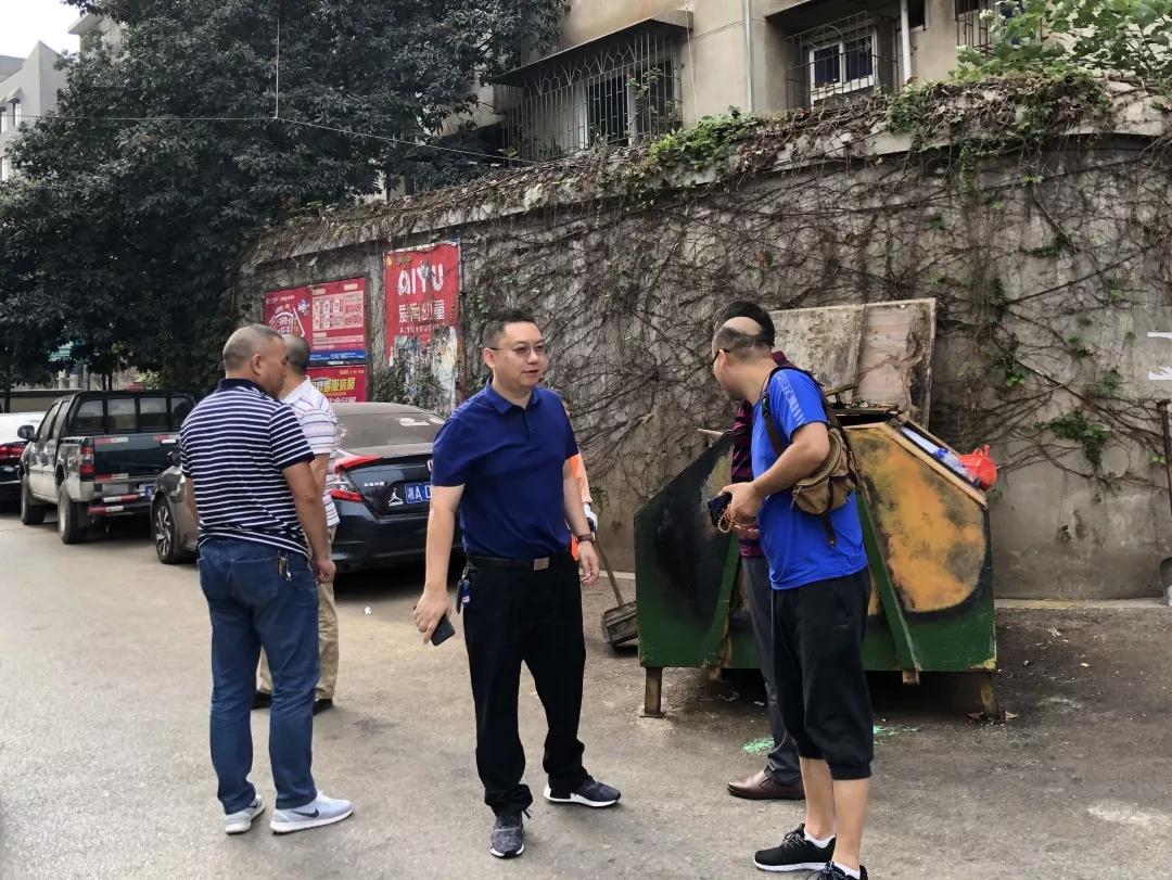 局领导指导督查城区市容环境卫生工作_邵阳头条网