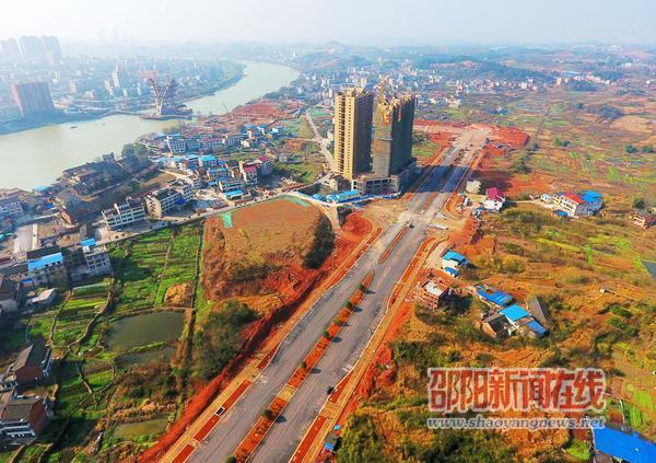 邵阳魏源西路项目对汽车北站至市检察院段进行提质改造(图1)
