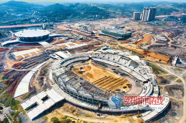 邵阳市体育中心项目2017年计划完成8.6亿元(图1)