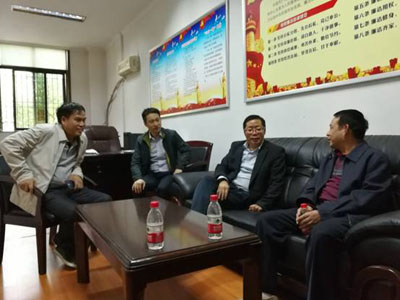 邵阳市地震局领导前往市政务中心进行工作调研(图1)