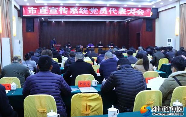 邵阳市直宣传系统党员代表大会召开(图1)