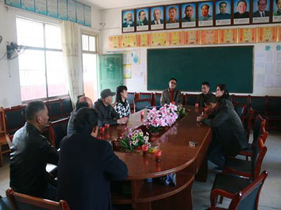 邵阳市地震局、教育局考察防震减灾科普示范学校(图1)