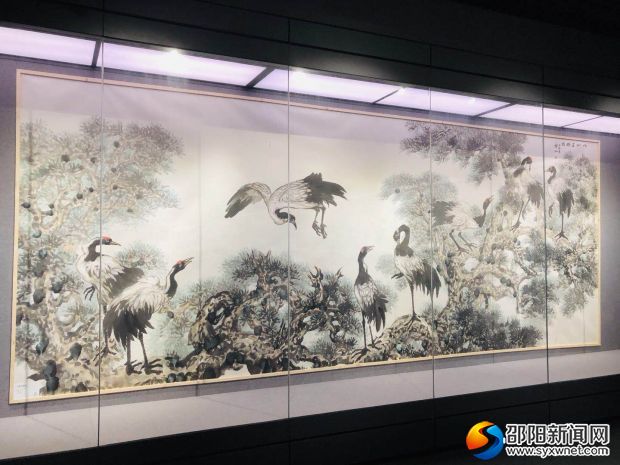 著名画家谭仁向邵阳市博物馆捐赠11幅国画作品(图2)