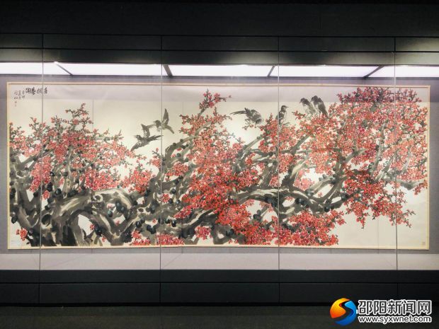 著名画家谭仁向邵阳市博物馆捐赠11幅国画作品(图3)