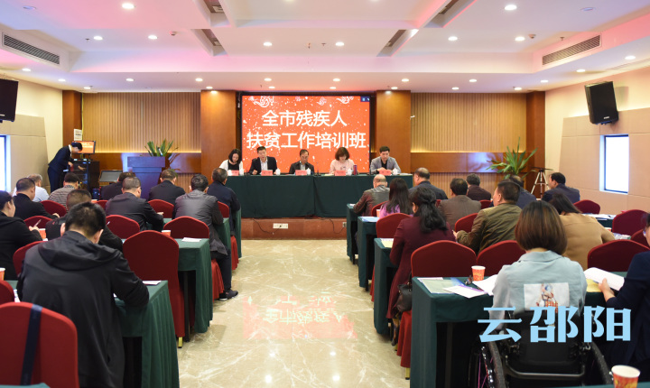 邵阳市举办残疾人扶贫工作培训班(图1)