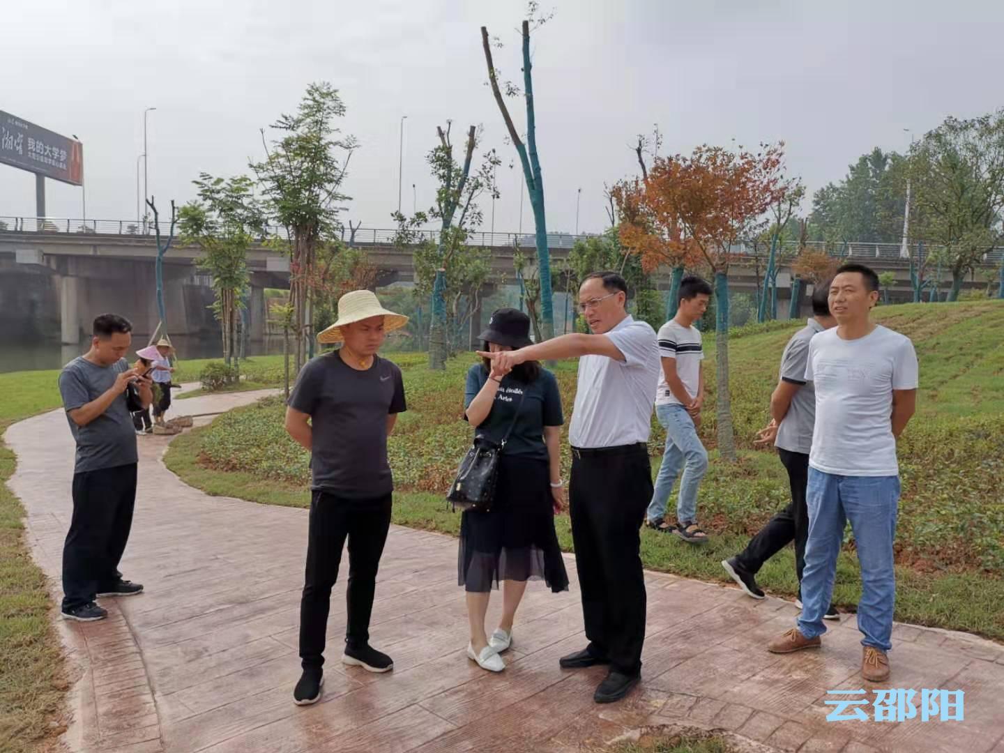 省河长办调研暗访邵阳第二季度河长制工作(图1)