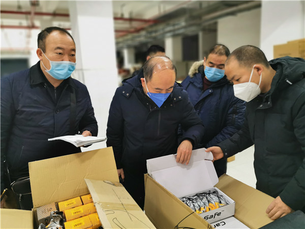 邵阳市市场监督管理局严把防疫物资质量关(图1)