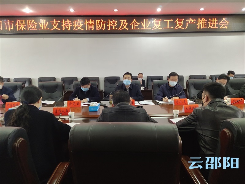 邵阳市召开保险业支持疫情防控及企业复工复产工作推进会(图1)
