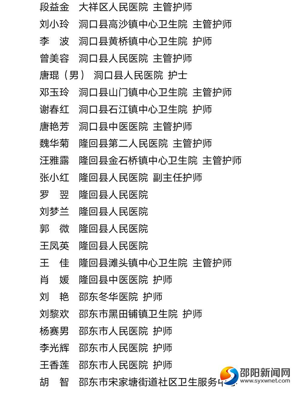 致敬白衣天使 邵阳194名优秀护理工作者获表彰(图5)