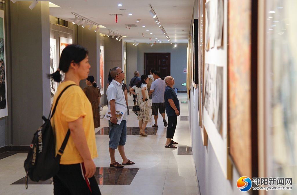 画说邵阳·庆祝中国共产党成立100周年全国美术作品展开幕(图3)