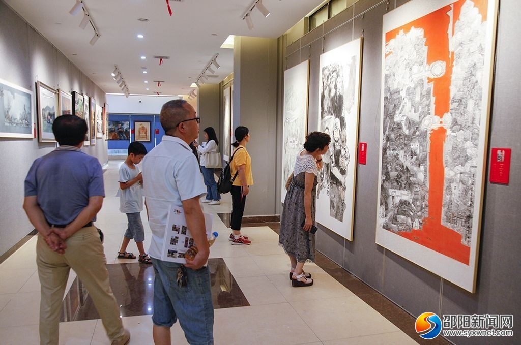 画说邵阳·庆祝中国共产党成立100周年全国美术作品展开幕(图2)