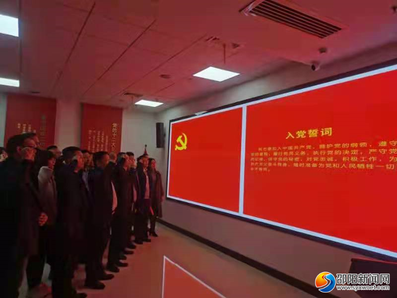 邵阳市商务局开展“百年辉煌·红色邵阳”主题党日活动(图2)