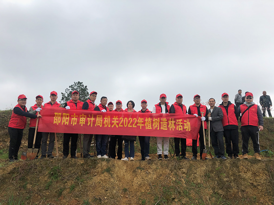 邵阳市审计局开展义务植树活动(图1)