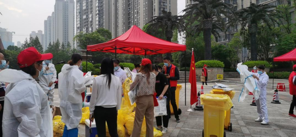 邵阳市发改委：疫情防控志愿者的一天(图5)