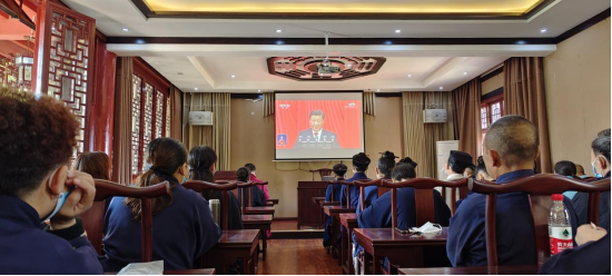 邵阳市民宗系统收看党的二十大 反响热烈(图5)