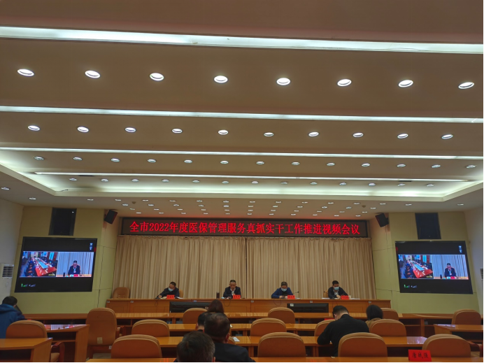 邵阳市2022年度医保管理服务真抓实干工作推进会视频会议召开(图1)