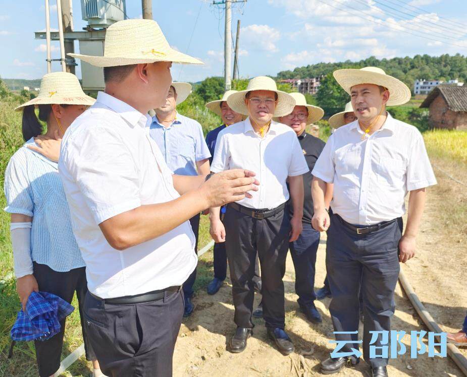 汤立斌到新邵县督导指挥抗旱救灾工作_邵阳头条网