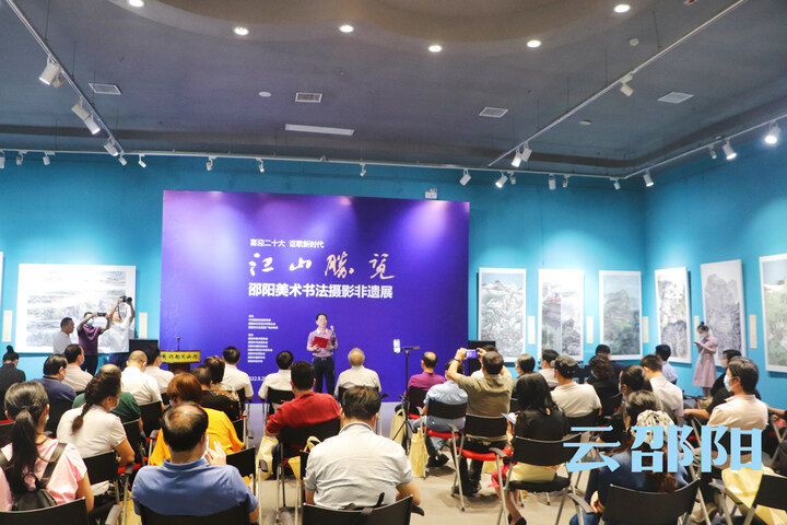 邵阳美术书法摄影非遗展在长沙开幕_邵阳头条网