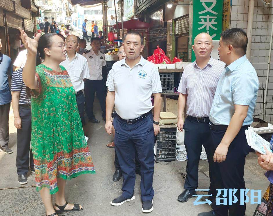 汤立斌调研督导市区创文工作_邵阳头条网
