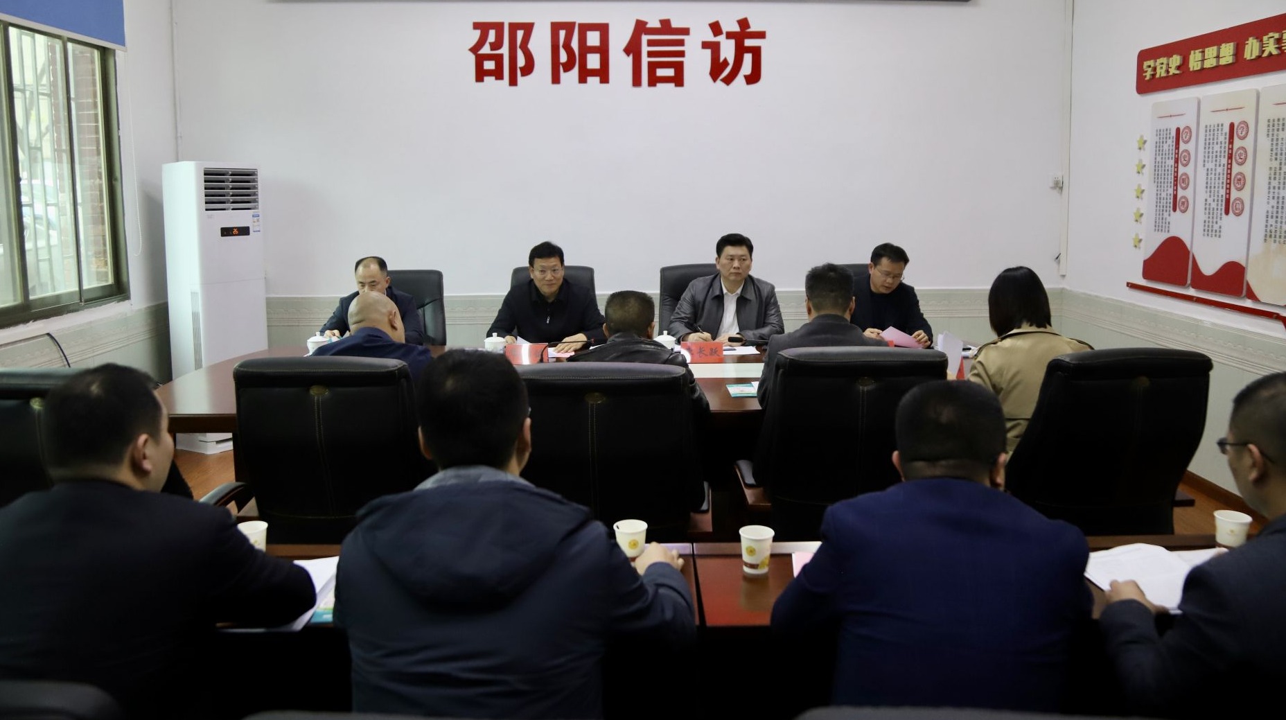 华学健到邵阳市信访局坐班接访_邵阳头条网