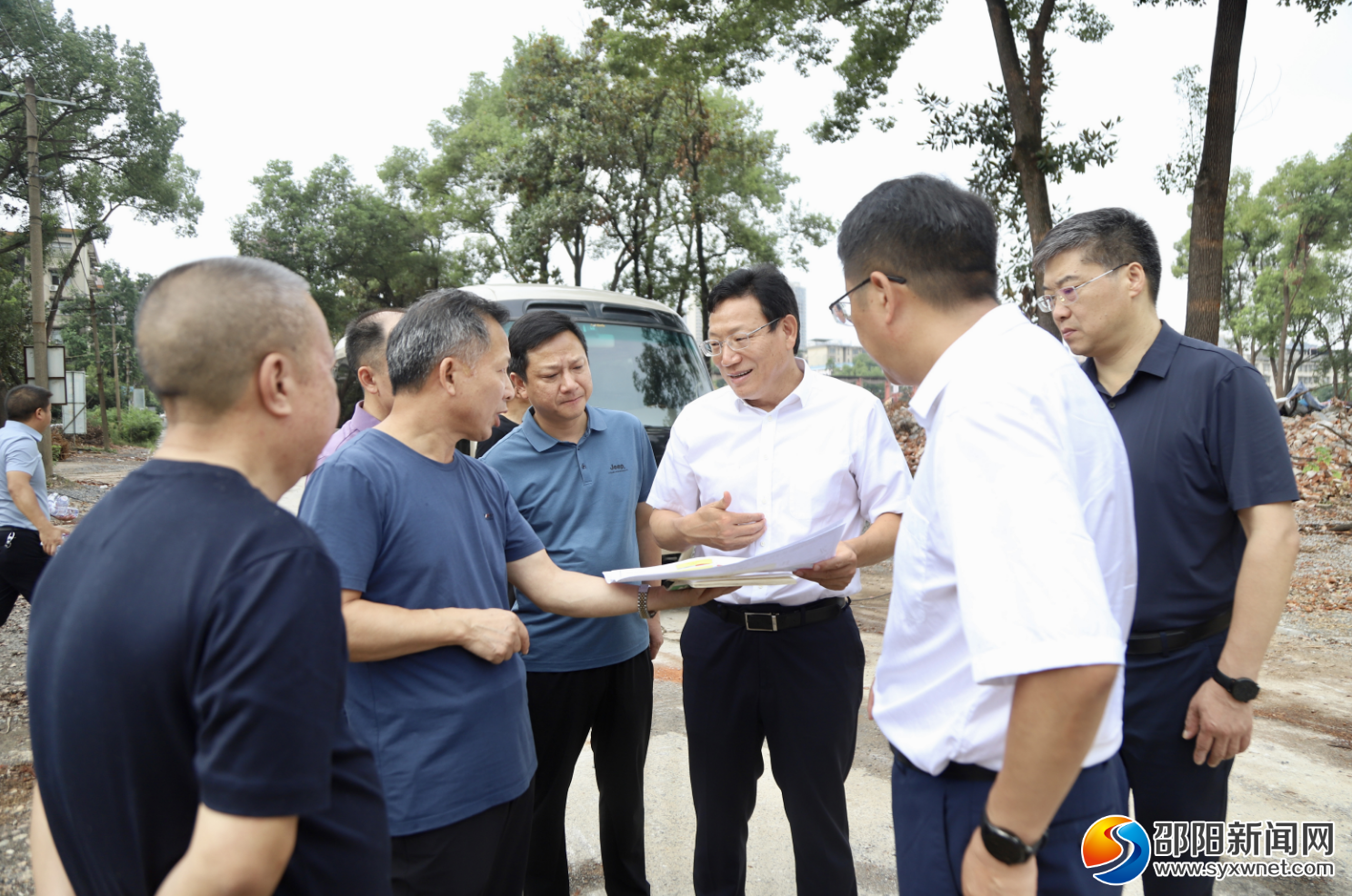 华学健专题调研市区重点企业和项目运行情况_邵阳头条网