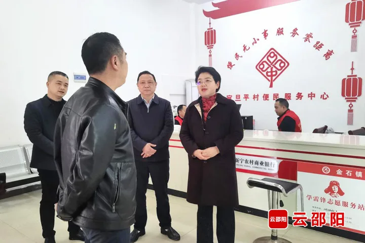 杨志慧到新宁县调研督导食品安全、文明创建和乡村振兴等工作