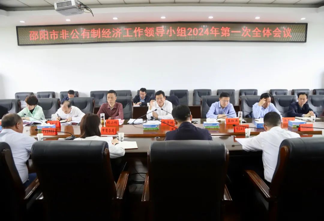 邵阳市非公有制经济工作领导小组2024年第一次全体会议召开(图1)