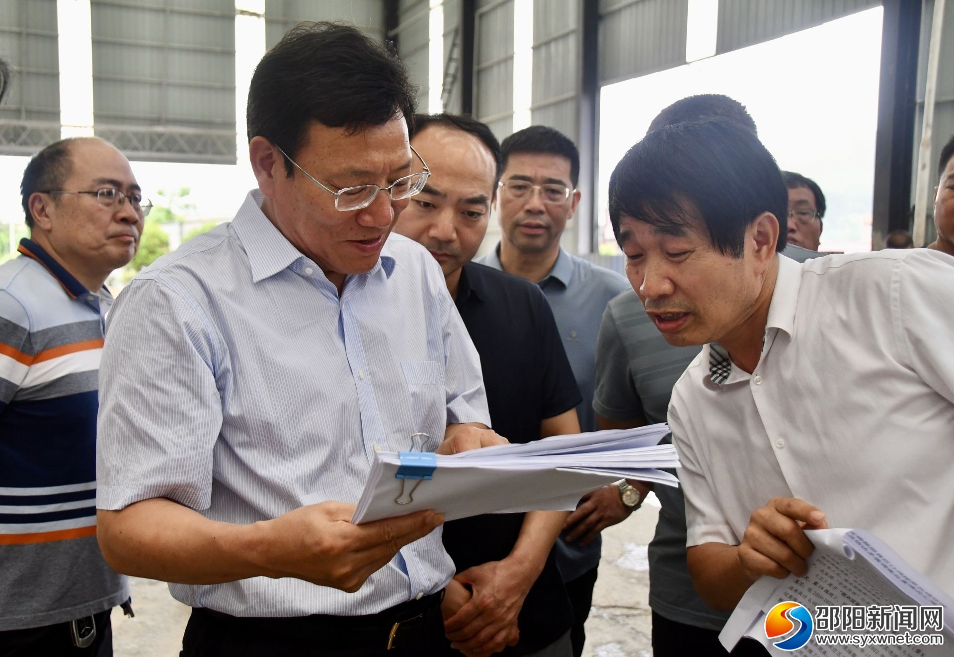 华学健到新邵督导生态环境问题整改工作(图1)