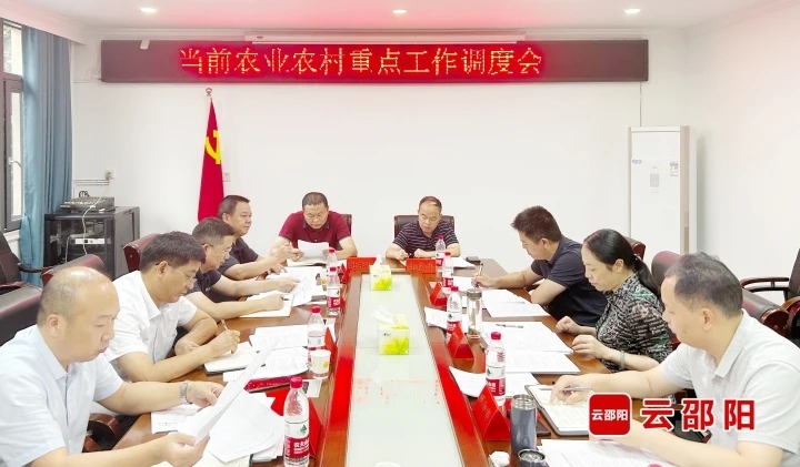 邵阳市当前农业农村重点工作调度会召开(图1)