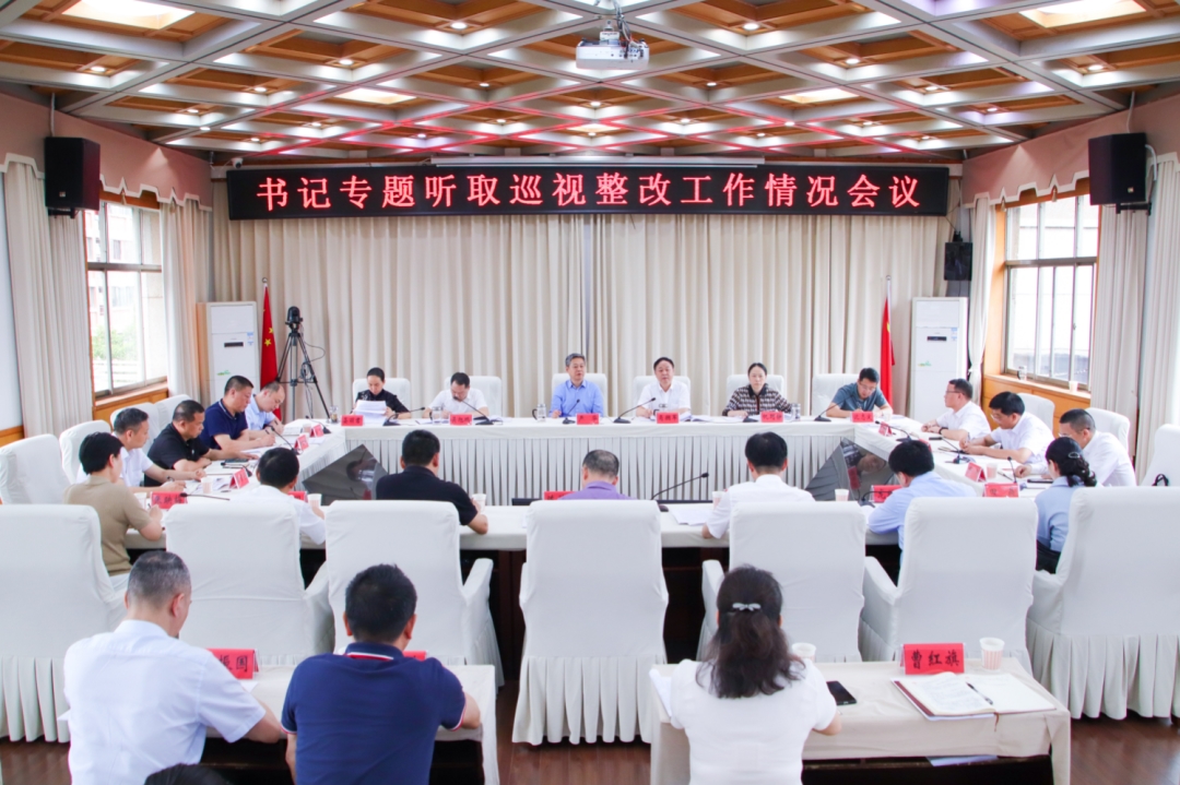 严华主持召开专题会听取巡视整改情况汇报(图1)