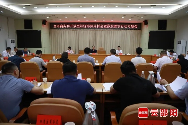 邵阳市商务和开放型经济形势分析会暨激发需求行动专题会召开(图1)