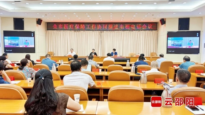 邵阳市医疗保障工作协同推进电视电话会议召开(图1)