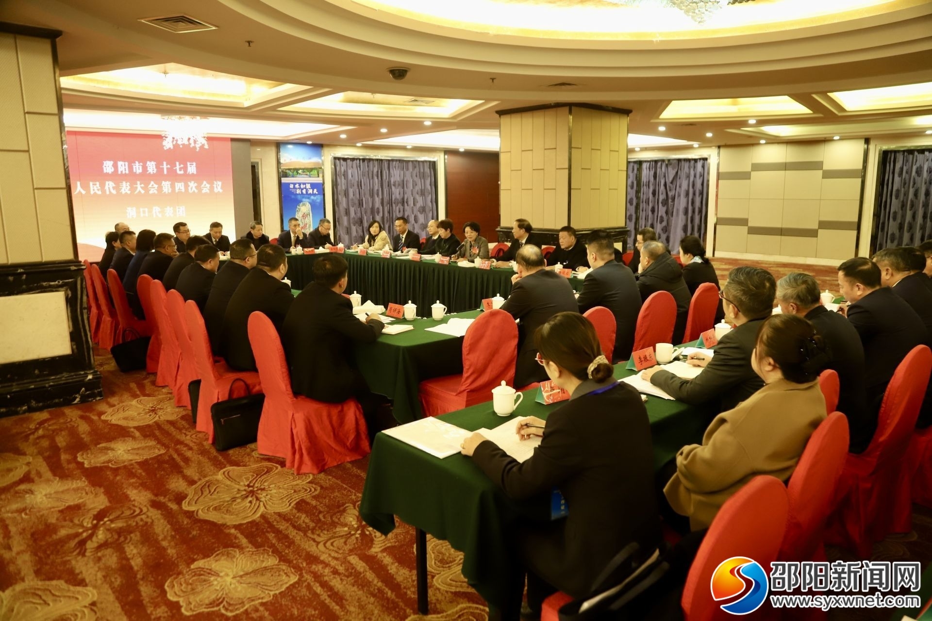 程蓓参加洞口县代表团审议(图1)