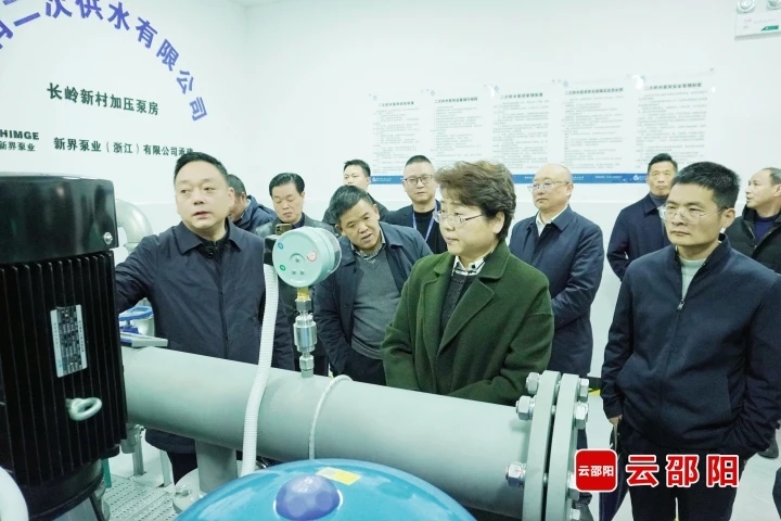 周迎春率队在邵阳市区开展二次供水建设和管理专题调研(图1)