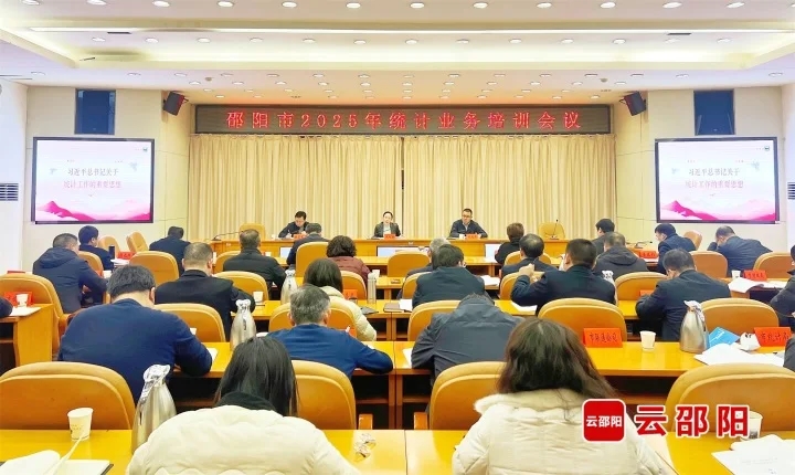 邵阳市2025年统计业务培训会议召开(图1)