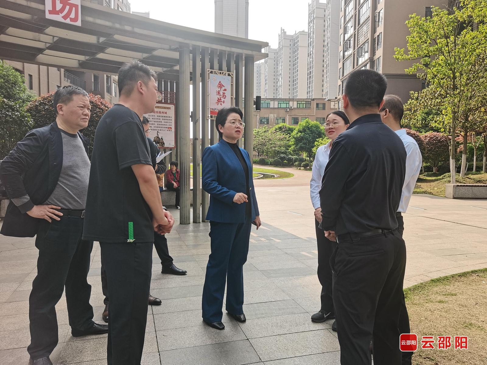 杨志慧在邵阳市区调研基层统战工作(图2)