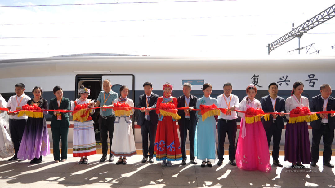 第三届湖南洞口雪峰蜜桔文化旅游节洞口县举行雪峰蜜桔高铁冠名列车